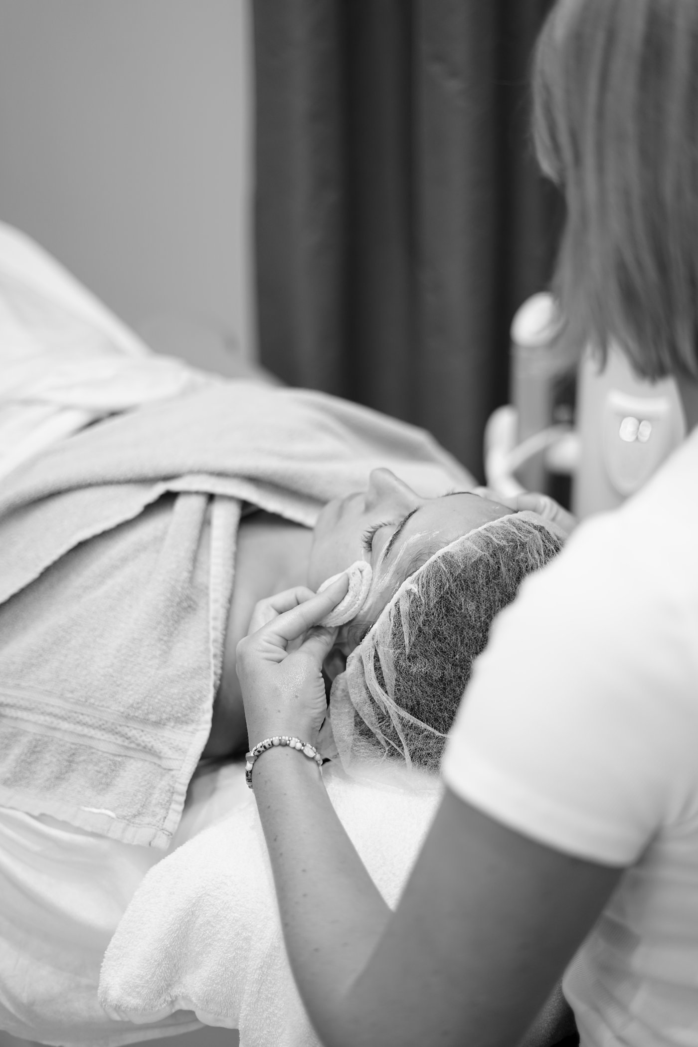 Behandlung in der Kosmetikkabine