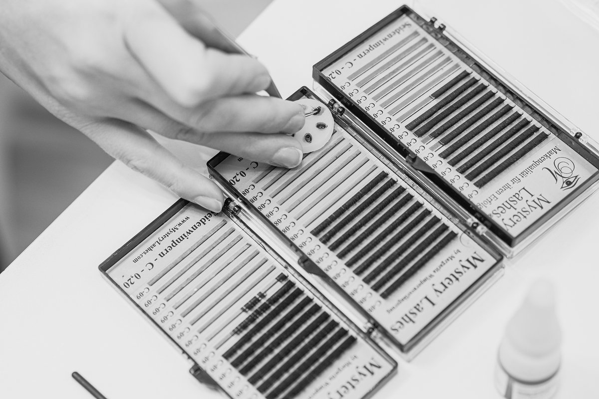 Einzelwimpern für Eyelash Extensions