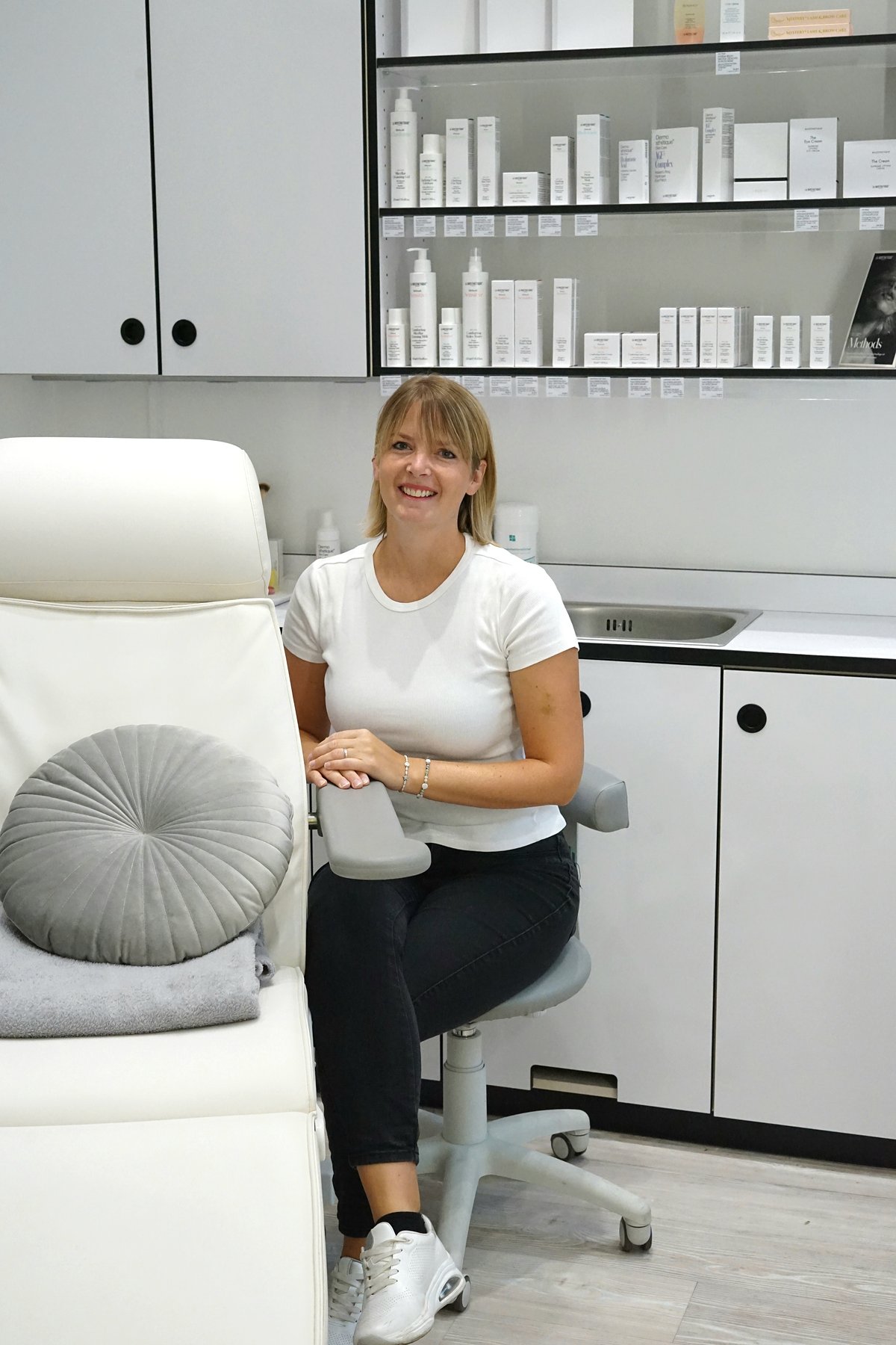 Kosmetikkabine im Salon Denise Hensel